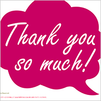 無料フォトプロップス:Thank You③