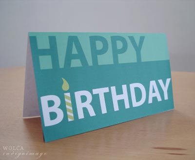 お誕生日カード作品:128