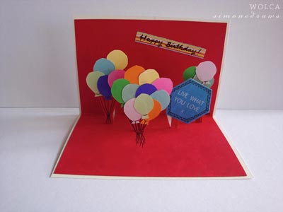 お誕生日カード作品:186