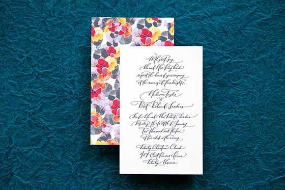 結婚式カード作品：49